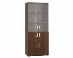 Шкаф для документов со стеклянными дверками Шк38.1 МС Гермес в Губахе - gubaha.ok-mebel.com | фото